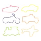Traffic Shaped Glow in Dark Scented Shaped Rubber Bands Bandz Bracelets (12)