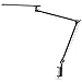 Phive LED Desk Lamp, Architect Task Lamp, Metal Swing Arm Dimmable Drafting Table Lamp with Clamp (Touch Control, Eye-Care Technology, Highly Adjustable Office, Craft, Studio, Workbench Light) Black