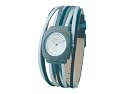 Kahuna - KLS-0014L - Analogique - Femme - Sangle Noir / Argent - Cadran Argent