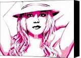 Britney Spears Canvas Print / Canvas Art - Artist Brad Scott
