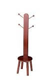 Gift Mark Clothes Tree and Stool, Cherry