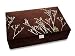 Brown Suedette Jewellery Case