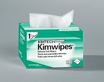 Kimtech Science KimWipes Delicate Task Wipers; 4.4 x 8.4 in. (11.2 x 21.3cm); 1-ply