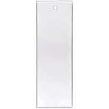 StoreSMART - Bookmark Covers/Holders with Tassle Hole - Clear Plastic - 100-Pack - BMK466C-100