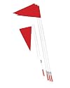 Champion Sports Plastic Poles Soccer Corner Flags, (Set of 4)