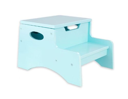 Childrens Toyshop  Toys : Step and Store Stool - Ice Blue