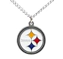 Pittsburgh Steelers Logo Pendant Necklace - NFL Football Fan Shop Sports Team Merchandise