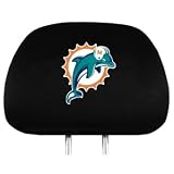 Miami Dolphins Headrest Covers