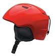 Giro Slingshot Kids Ski Helmet: Red