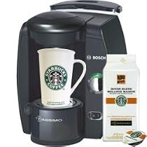 Tassimo Starbucks Bundle "BOSCH TAS4012 + Starbucks House Blend T-Discs + original Starbucks Tasse"