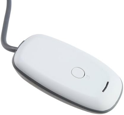 PHOTOOL Wireless Gaming Receiver For Microsoft Xbox 360 Wireless Controller and PC windows computer latop - White