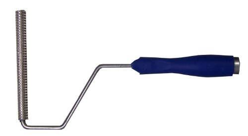 Fiberglass Laminating Roller, Professional Quality, Aluminum, Cutting Edge Bubble Busting Spike Design, 1/2