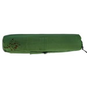 Wai Lana Green Cotton Yoga Tote