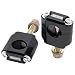 Pro Taper Handlebar Mount Universal 1-1/8in Bars - Rubber Mount Black