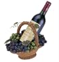Wine Bottle Holder - Grape Basket