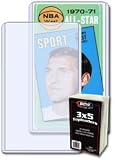 BCW 3 x 5 - Topload Holder (25 Holders/Pack - 3x5 in Size) - Display Trading Cards or Photos - Card Collecting Supplies
