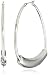 Nine West Silver-Tone Sculptured Click-It Hoop Earrings