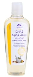derma e DMAE Alpha Lipoic C-Ester Firming Facial Toner, 6-Ounce Bottle