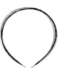 25 Strand Black Cable With 18K Goldy Key End For Swap Stainless Steel 63839