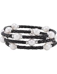 Sterling Silver Freshwater Cultured Pearl Wrap Bracelet