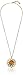 Lucky Brand Citrine Floral Pendant Necklace, 29
