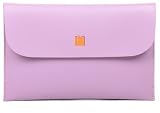 Produkt-Bild: GreatShield VERSE Ledertasche schutzh&uuml;lle Case Envelope f&uuml;r iPad 3rd Gen "Das neue iPad" 4G LTE, iPad HD (2012 modelle) und iPad 2 2nd Gen 3G+Wifi, Motorola Xoom 10.1, Samsung Galaxy Tab 10.1, HP TouchPad, Viewsonic Viewpad (10 Zoll Webtablet) - hellviolett