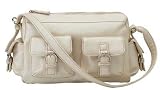 Pearl White Leather Purse