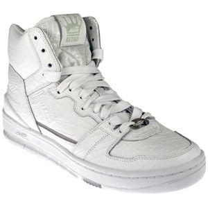Buy Avia Mens Retro White Silver Basketball
