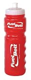 FuelBelt 24-Ounce Bottle with White Cap, Red