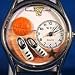 Whimsical Watches Women's Basketball Black Leather Watch #S0820005