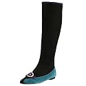 Alessandro Dell'Acqua Women's AA7827 Mod Flat Tall Boot