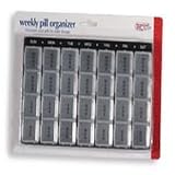 Pill Box Weekly-Daily Pill Organizer - 1 Ea