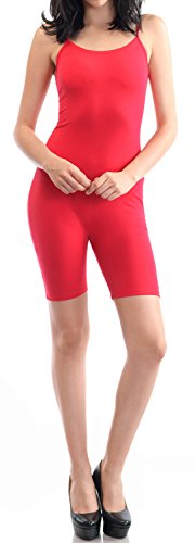 URBAN K WOMENS Spaghetti Strap Dance Leotard Unitard Active Jumpsuits