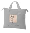 Marc by Marc Jacobs Special Edition Logo Nylon Lil Portfolio Bag Tote Grey