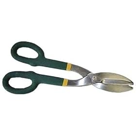 Heavy-Duty Tin Snips - Metal Shear - 12"