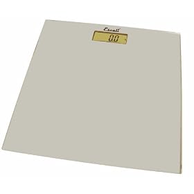 Escali Glass Precision Lithium Scale - Silver (Square) by Escali