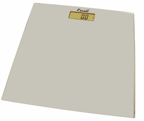 Electronics: 400lb Capacity Square Glass Platform Bathroon Scale Silver Gray