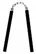 Nunchaku 9.5" Metal w/swivel Blk - Martial Arts - Nunchaku