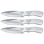 Thrower Triple Set, 4.63 in. Blade, Plain, Nylon Sheath