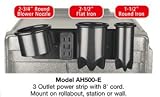 Kayline AH500E Electrified, Holds 1-3/4 Round Iron, 2-1/2 Flat Iron, Blow Dryer