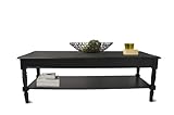 Convenience Concepts French Country Coffee Table, Black