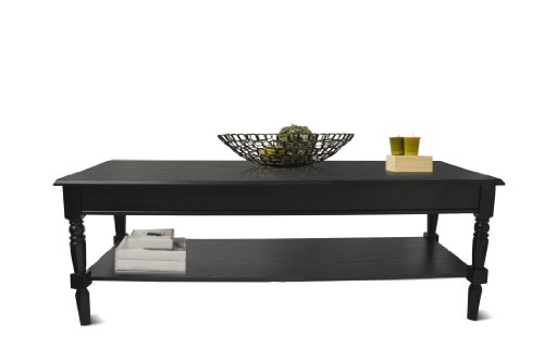 Convenience Concepts French Country Coffee Table, Black