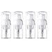 KEAIYYJ 1 oz (30ML) Mini Spray Mousses Foaming Soap Dispenser Pump Bottles, Small Travel Size for Refillable Hand Soap/Shampoo Castile, BPA Free, Pack of 4