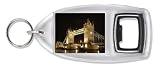 London Tower Bridge Bottle Opener Keyring Gift, Ref:PLA-LO1BO