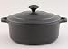 Chasseur Cast Iron 28cm, 6.0ltr Round Matt Black Casserole