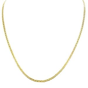 14k Yellow Gold 2.3mm Mariner Chain Necklace, 24 by