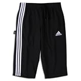 Adidas Men's Sereno 3/4 Pant - Black/White