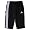Adidas Men's Sereno 3/4 Pant - Black/White, Small