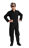 Boy's Black Flight Coverall