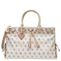 Dooney Bourke IT Tassel Heart Charm Bag Tote Purse White